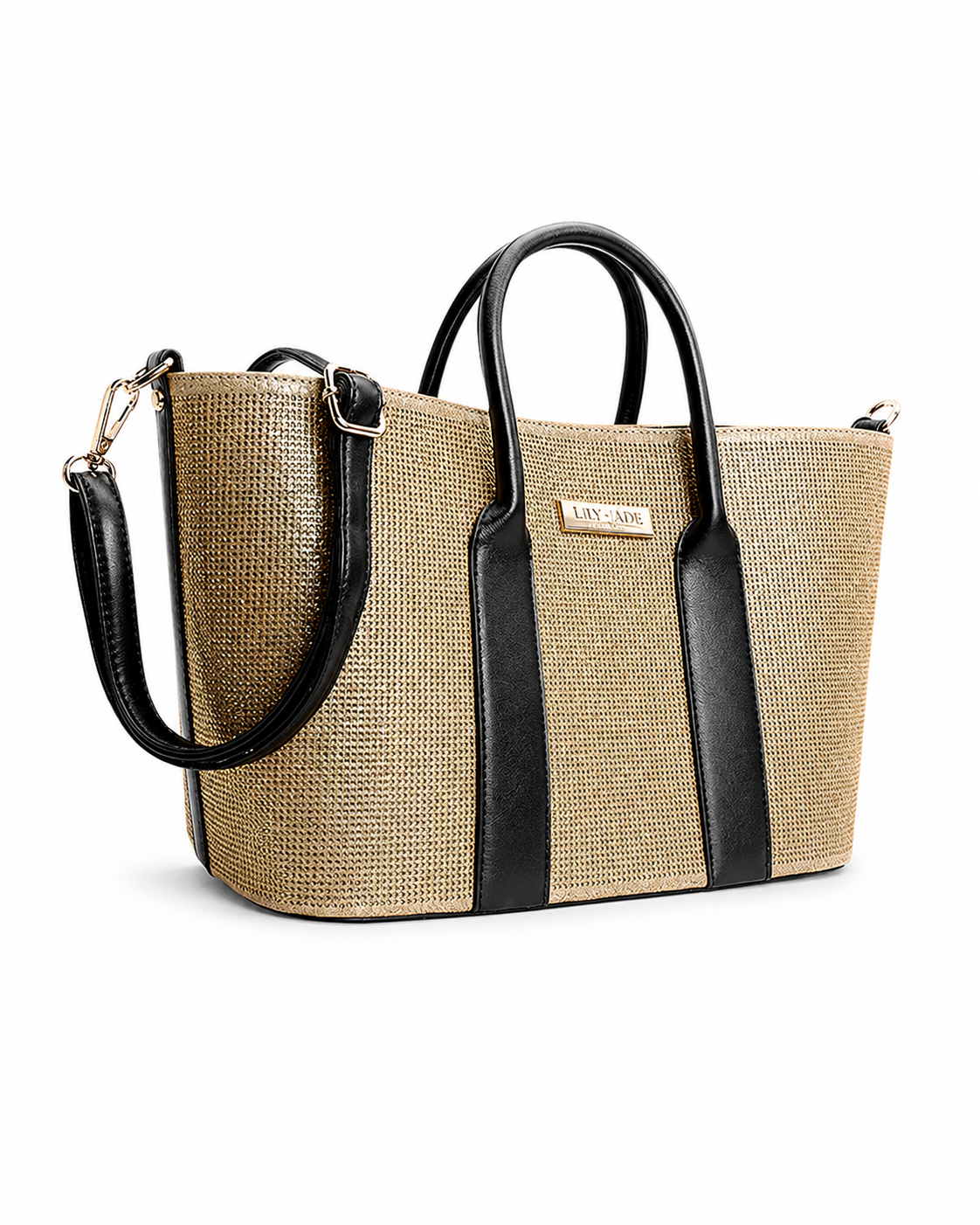 Starlet Traveller Bling Tote Bag - Gold