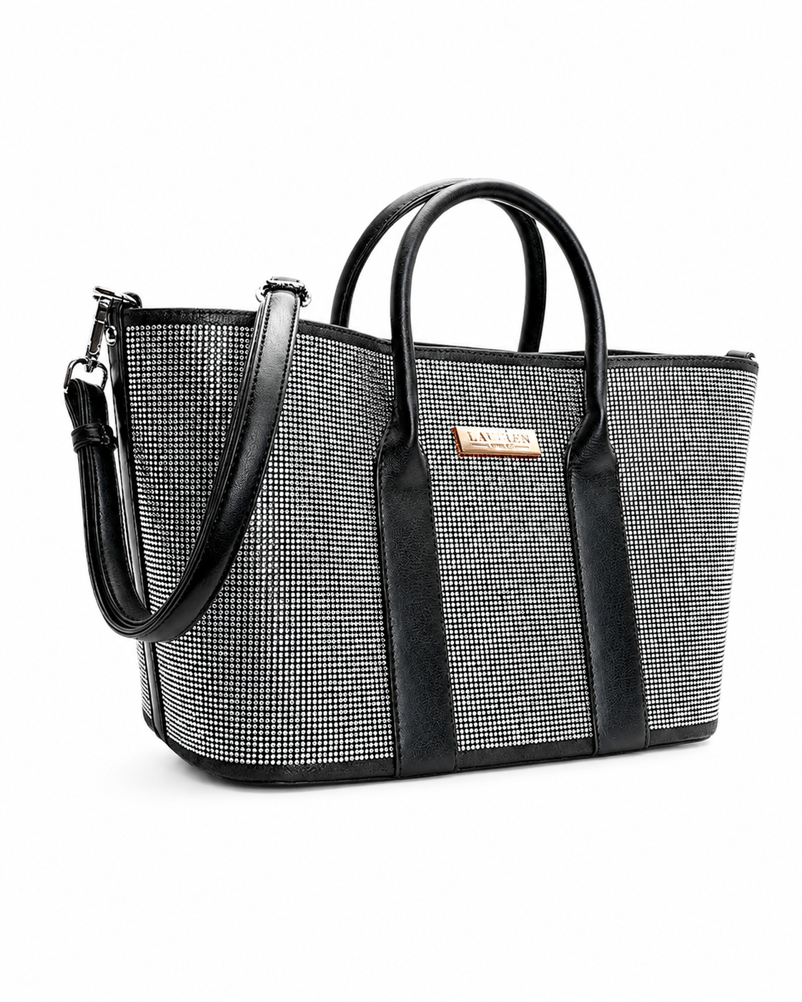 Starlet Traveller Bling Tote Bag - Silver
