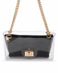 Late Night Transparent Bag - Black