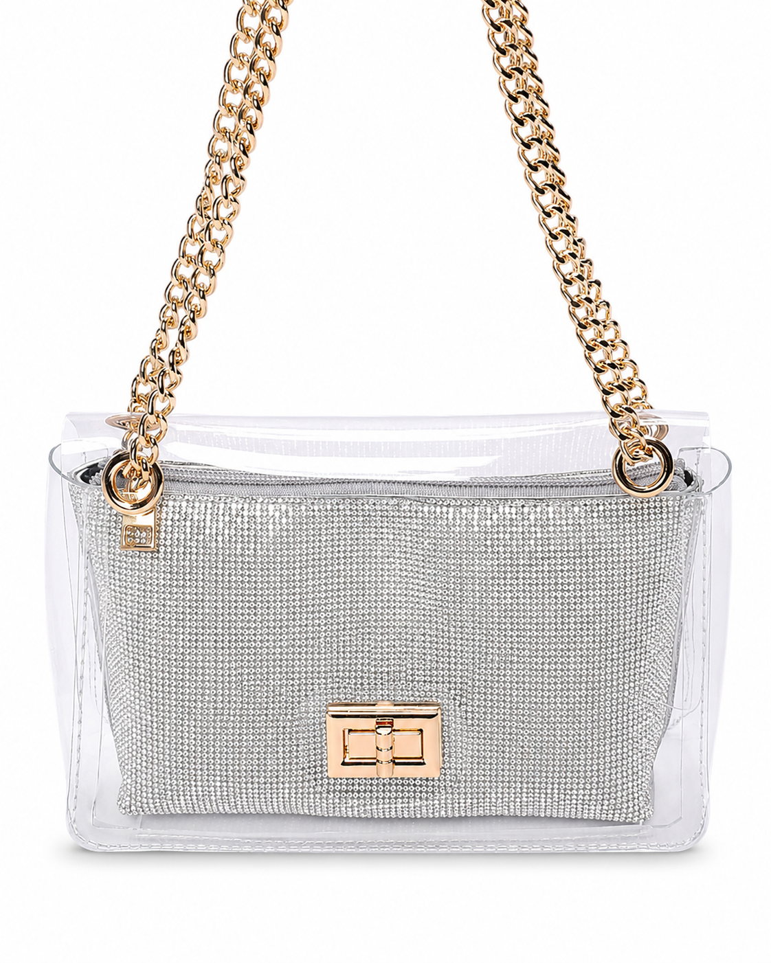 Late Night Transparent Bag - Silver