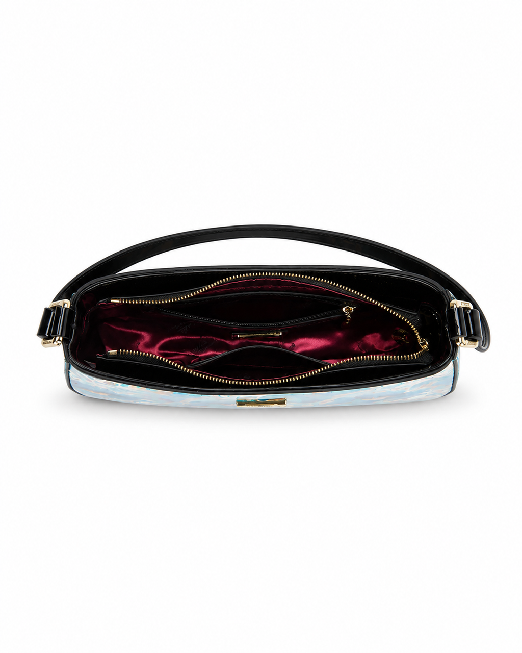 KIRRILY PATENT LEATHER BAG WITH RFID