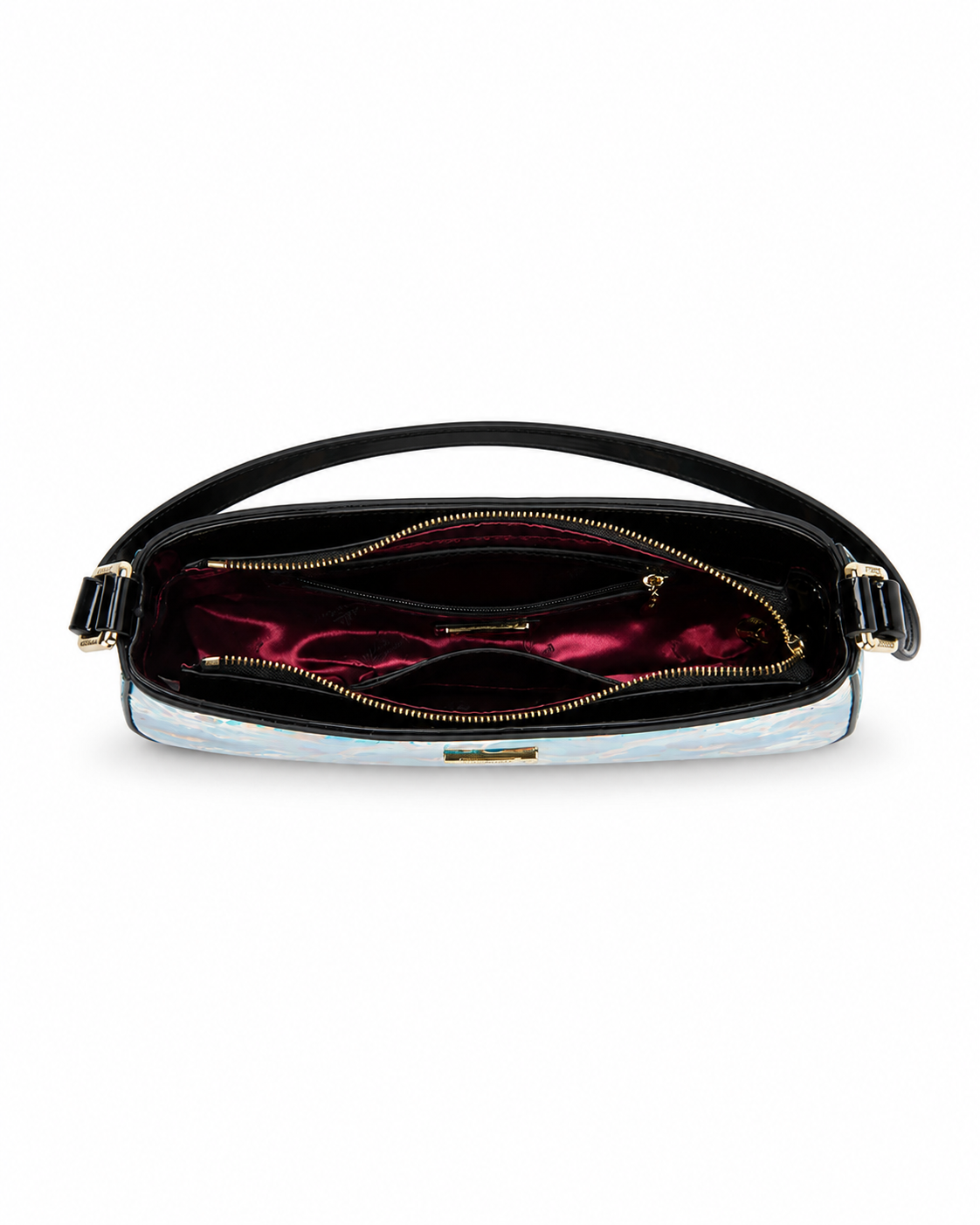 KIRRILY PATENT LEATHER BAG WITH RFID