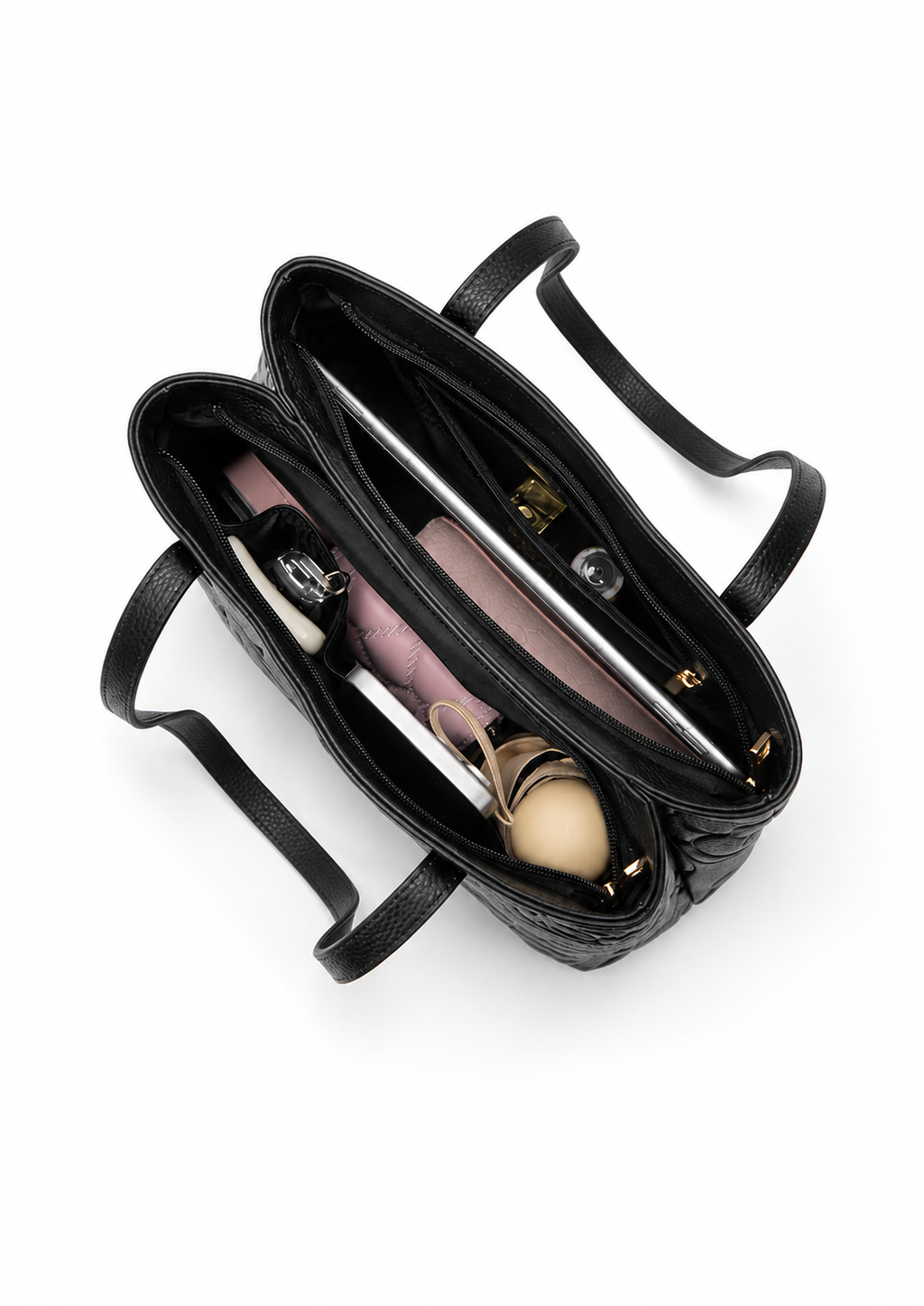 RUTH TWIN COMPARTMENT LEATHER BAG
