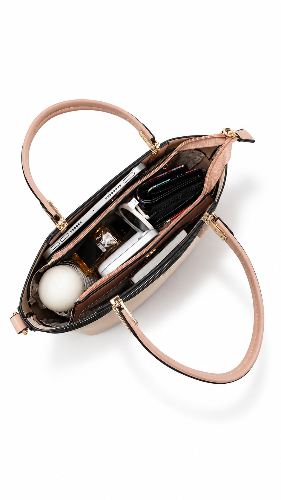 CATHERINE Tonal Bag - Taupe