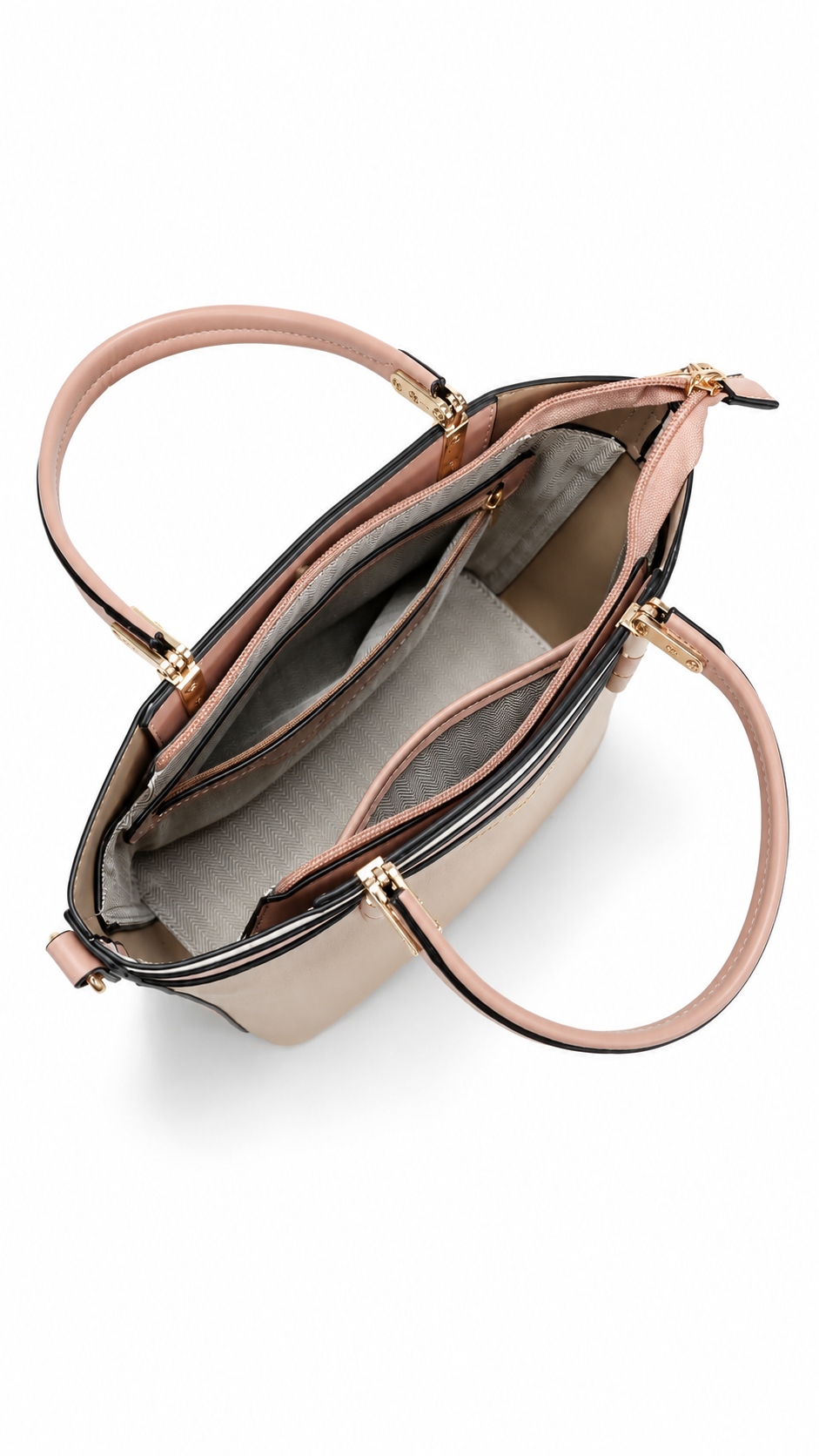 CATHERINE Tonal Bag - Taupe