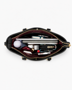 ASPEN PATENT LEATHER GRIP HANDLE BAG