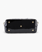 ASPEN PATENT LEATHER GRIP HANDLE BAG