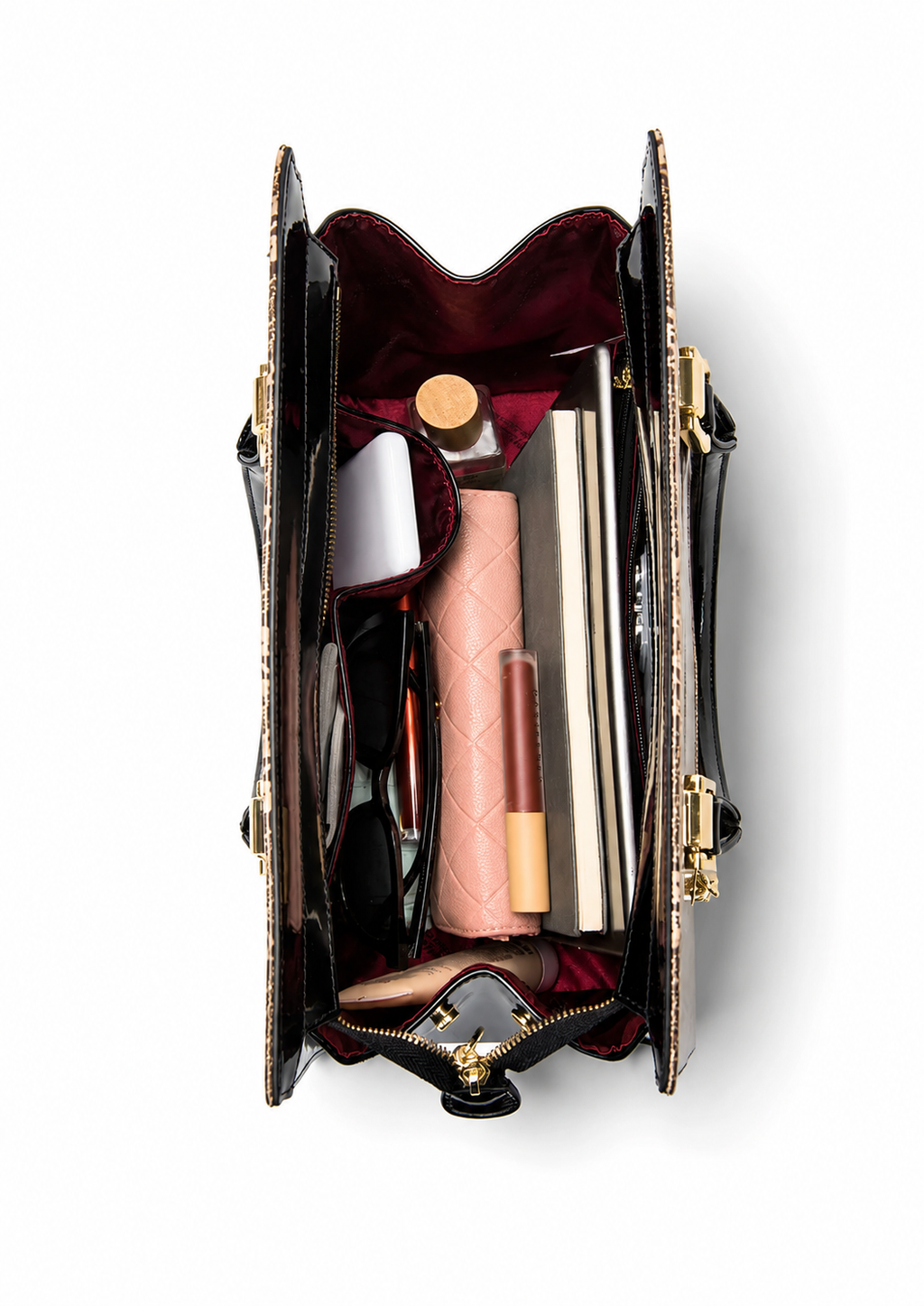 BINDI PATENT LEATHER BAG