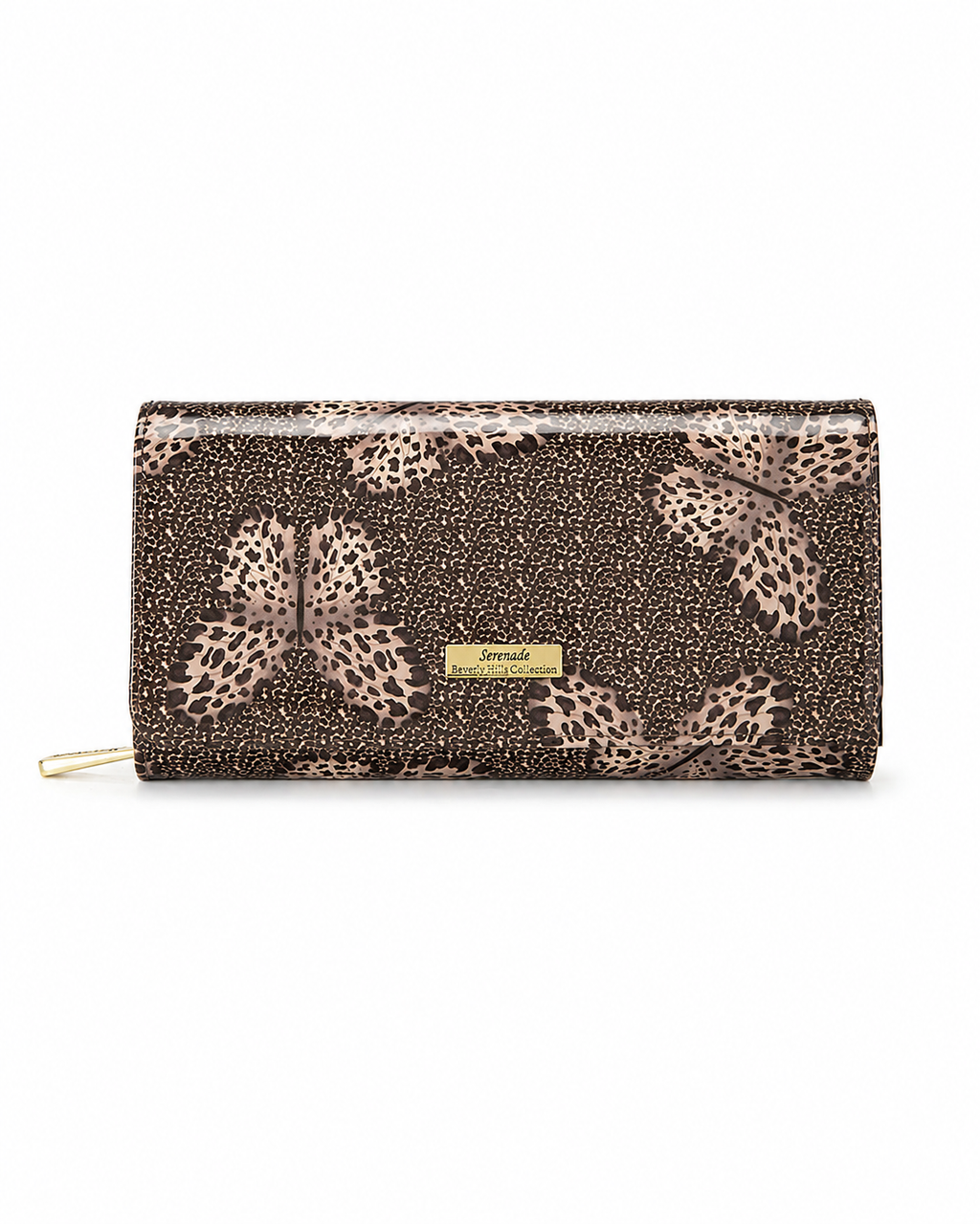 BINDI LARGE PATENT LEATHER WALLET WITH RFID