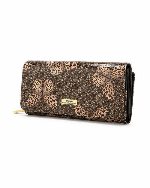 BINDI LARGE PATENT LEATHER WALLET WITH RFID