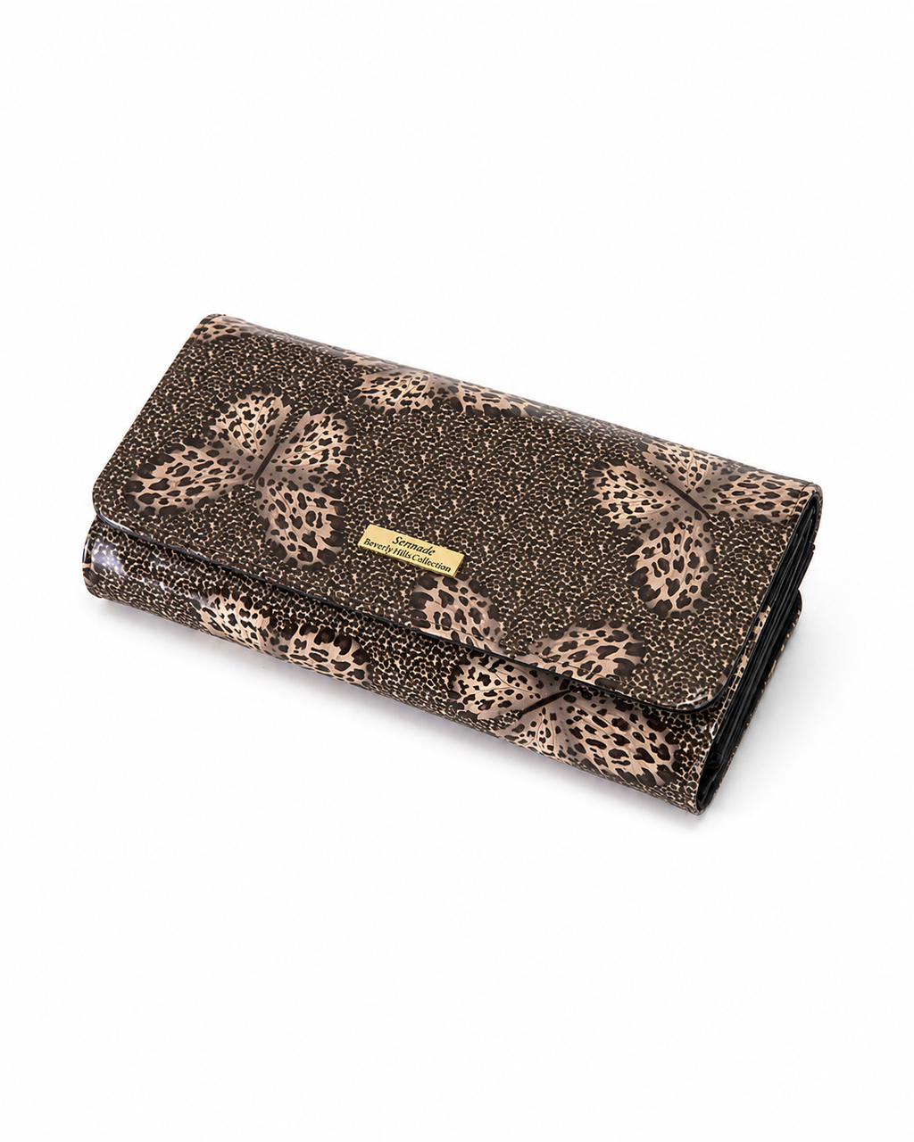 BINDI LARGE PATENT LEATHER WALLET WITH RFID