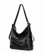 Meadow LEATHER CONVERTIBLE BACKPACK - Black