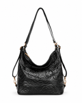 Meadow LEATHER CONVERTIBLE BACKPACK - Black
