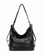 Meadow LEATHER CONVERTIBLE BACKPACK - Black