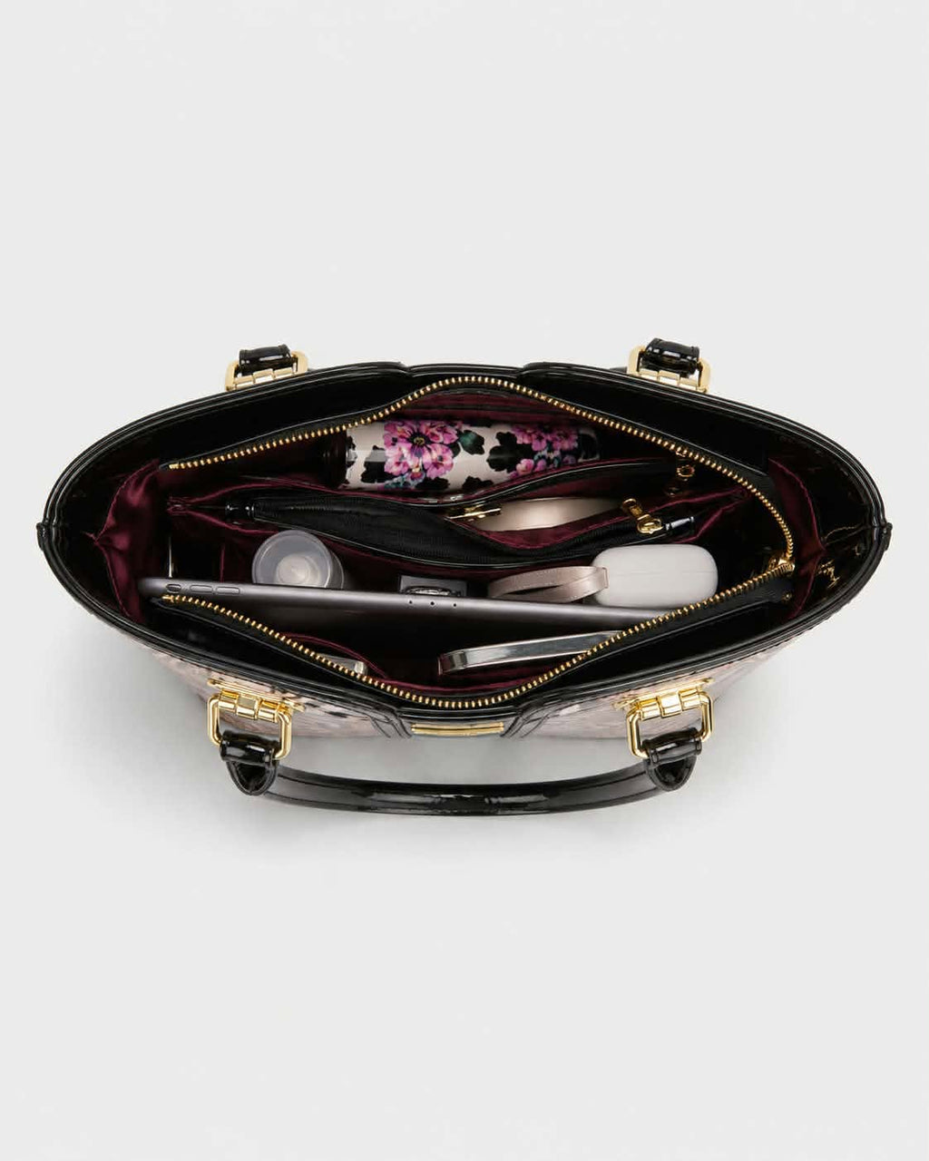 NALA MED GRIP HANDLE LEATHER BAG