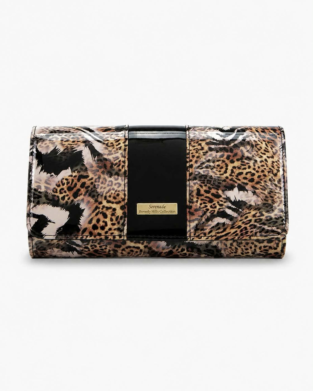 NALA MEDIUM PATENT LEATHER WALLET WITH RFID
