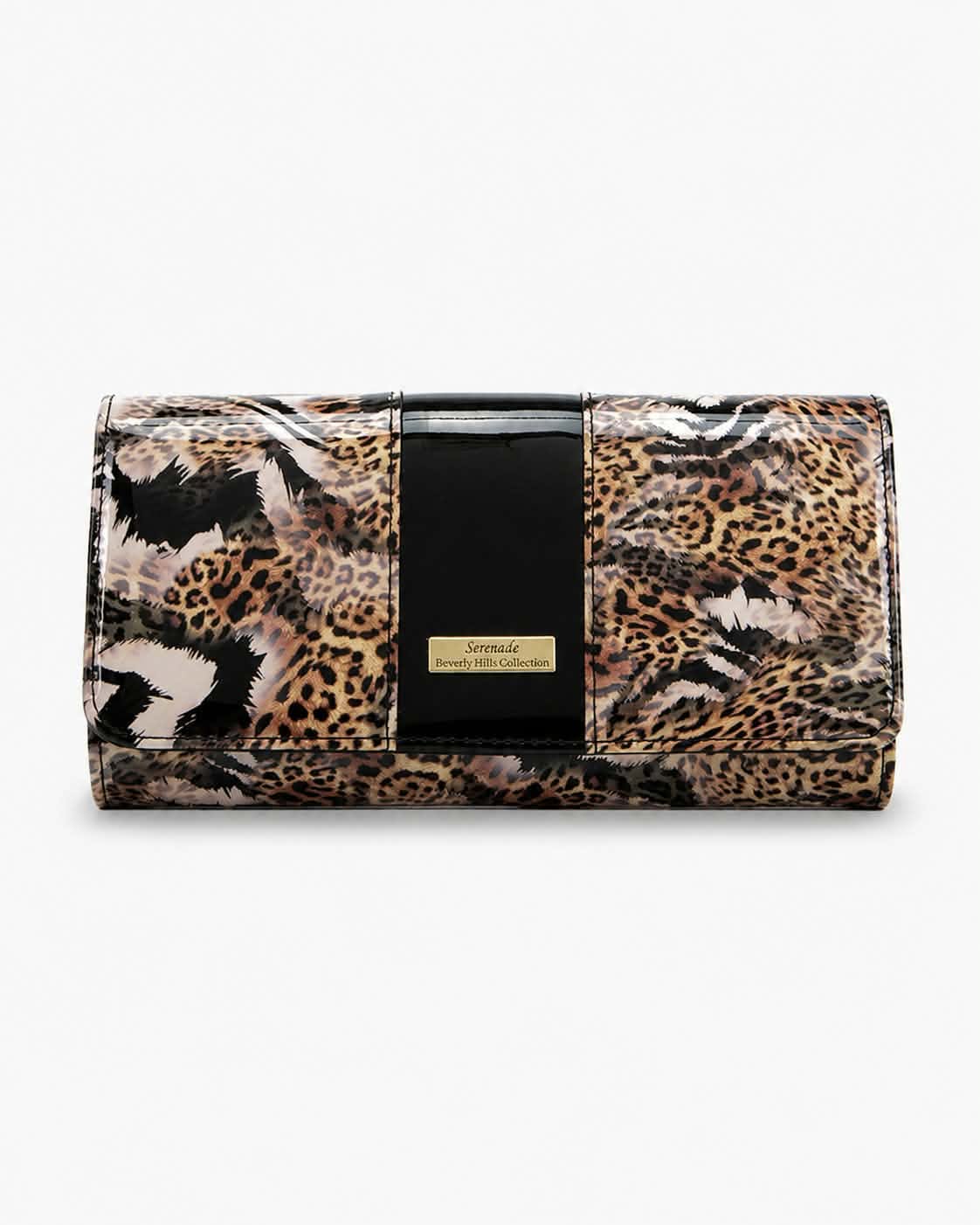 NALA MEDIUM PATENT LEATHER WALLET WITH RFID
