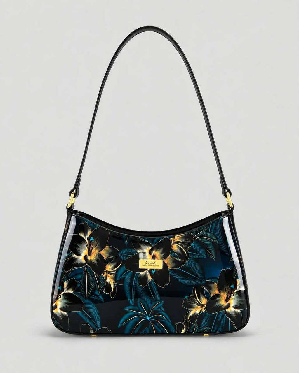GAYLE PATENT LEATHER BAG WITH RFID