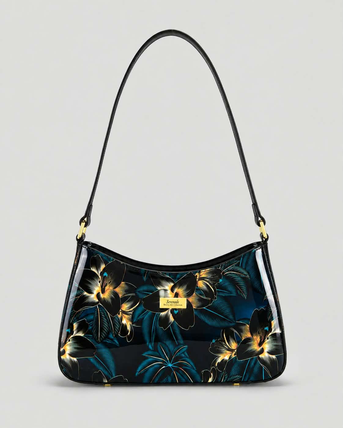 GAYLE PATENT LEATHER BAG WITH RFID
