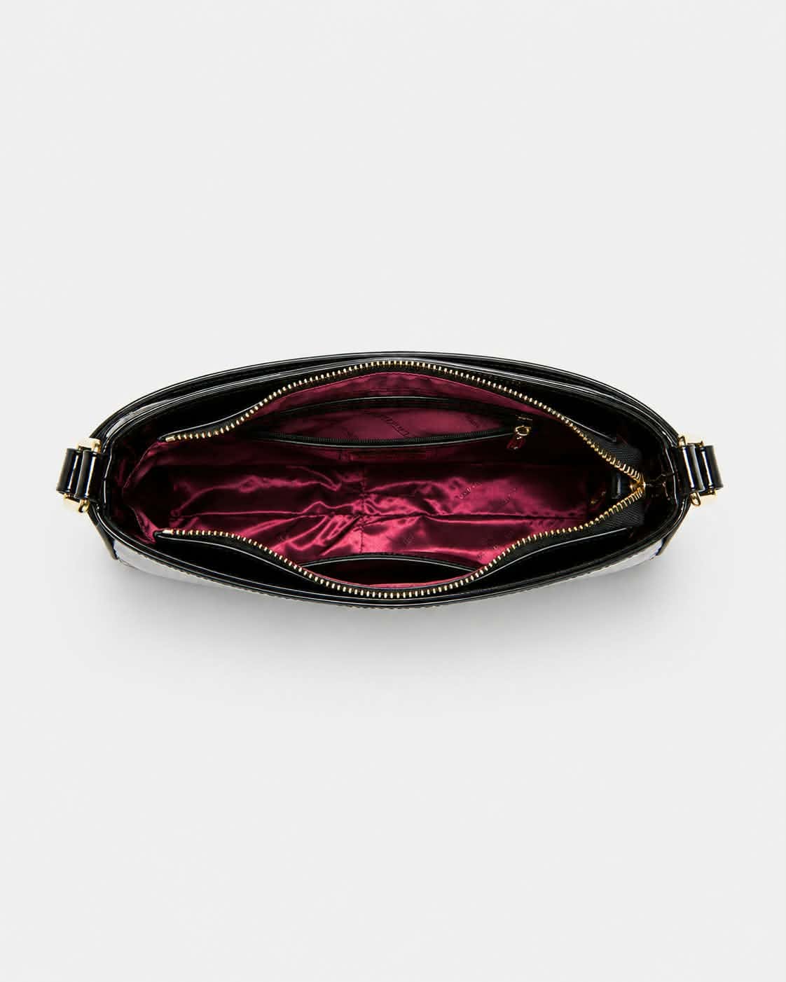 GAYLE PATENT LEATHER BAG WITH RFID