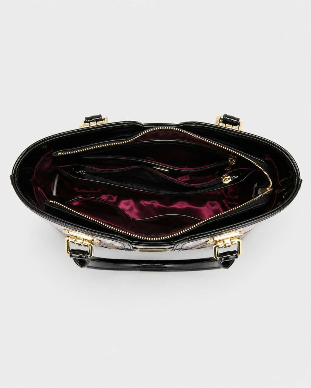 NALA MED GRIP HANDLE LEATHER BAG