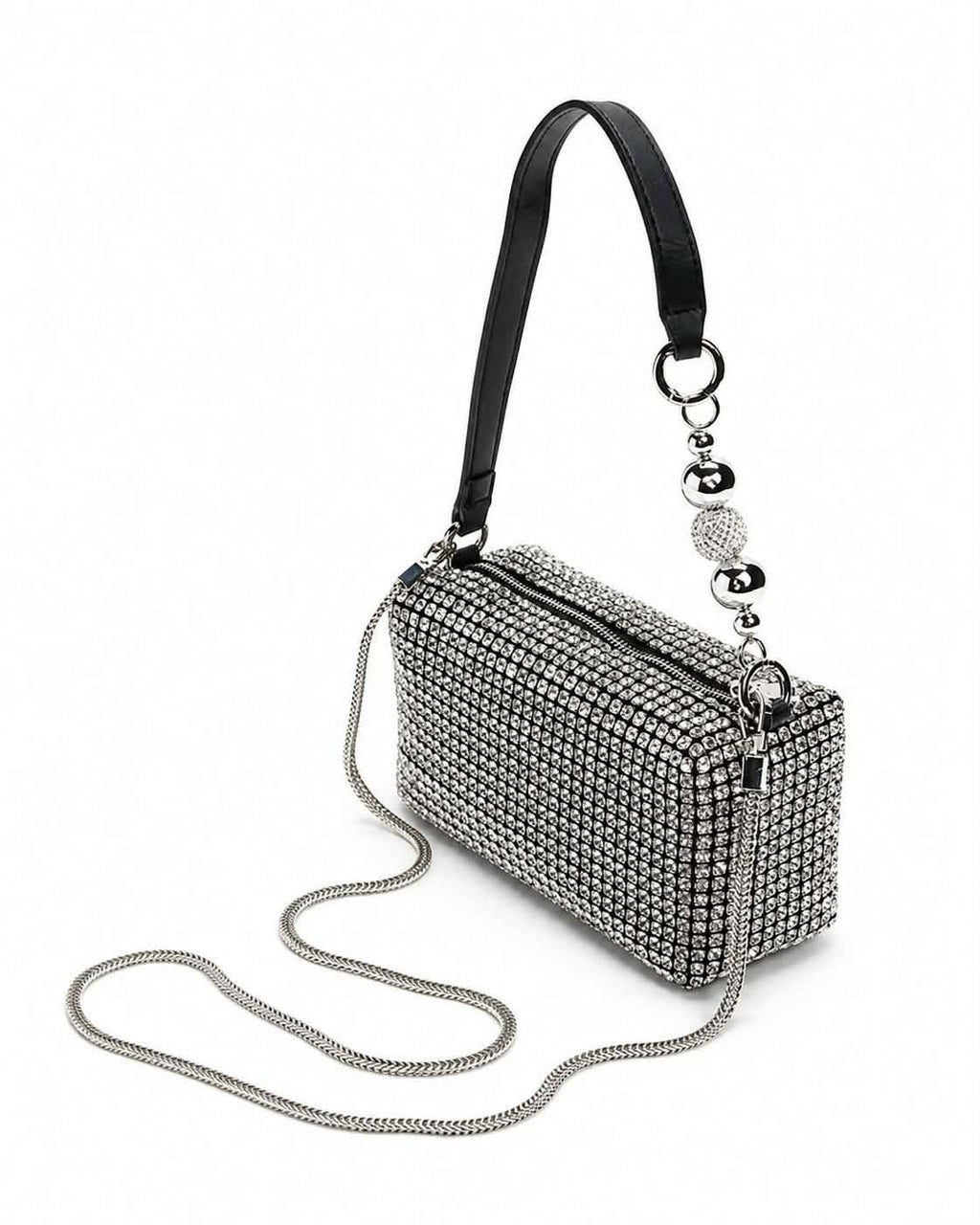 Dazzling Mini Bling Bag - Silver