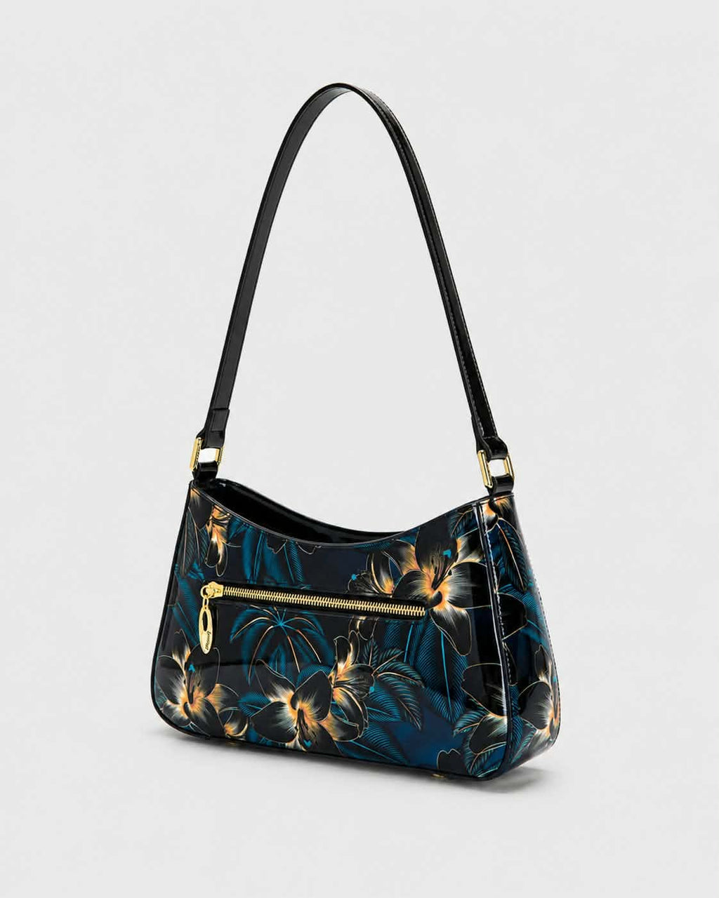 GAYLE PATENT LEATHER BAG WITH RFID