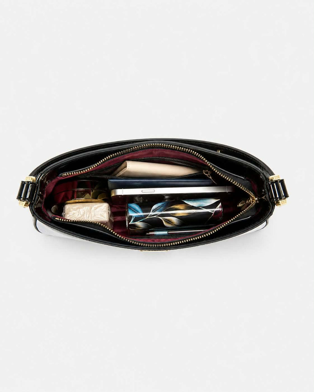 GAYLE PATENT LEATHER BAG WITH RFID