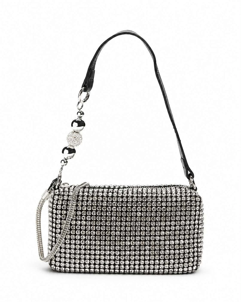 Dazzling Mini Bling Bag - Silver