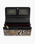 NALA MEDIUM PATENT LEATHER WALLET WITH RFID