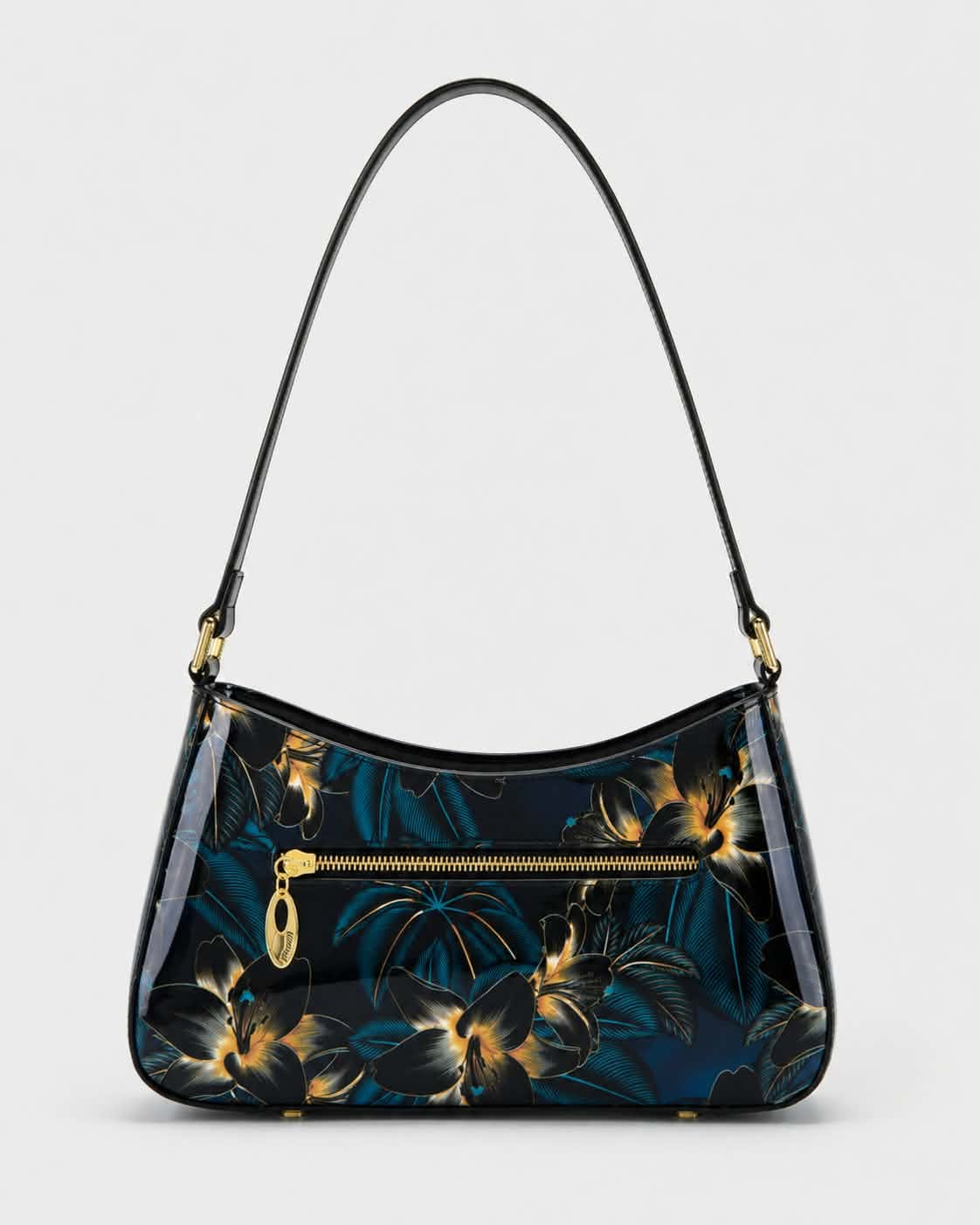 GAYLE PATENT LEATHER BAG WITH RFID