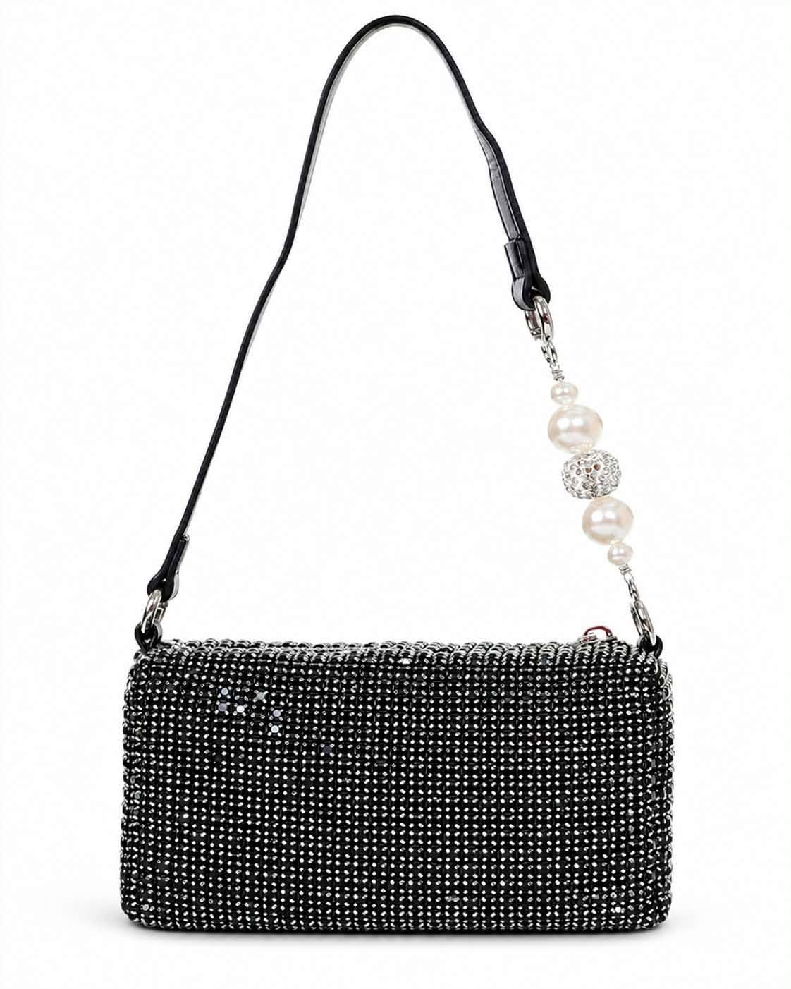 Dazzling Mini Bling Bag - Black