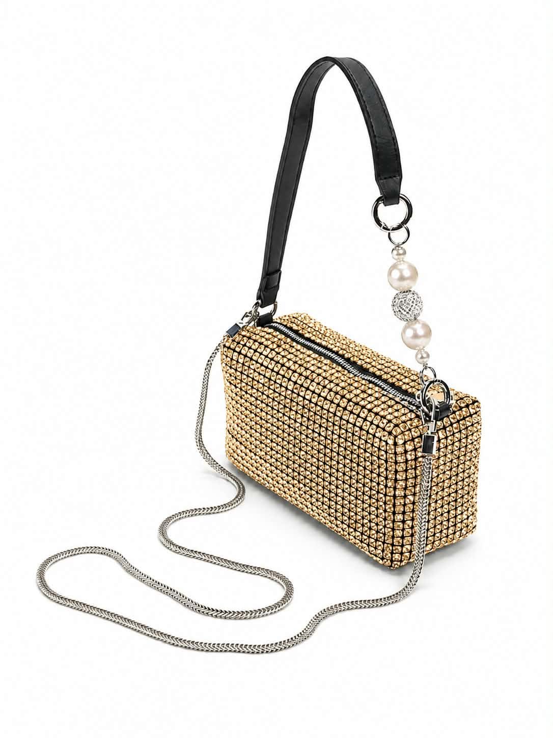 Dazzling Mini Bling Bag - Gold