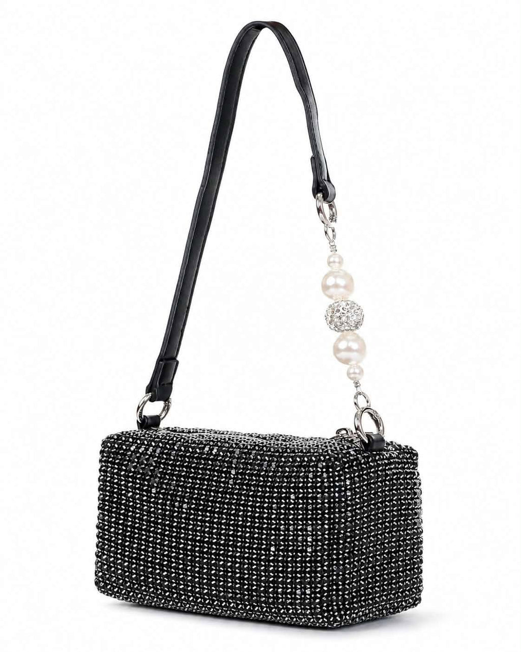 Dazzling Mini Bling Bag - Black