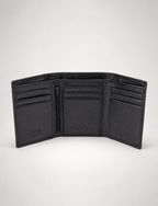 DIRECTOR MEN'S LEATHER TRIFOLD WALLET WITH RFID