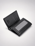 DIRECTOR MEN'S LEATHER TRIFOLD WALLET WITH RFID