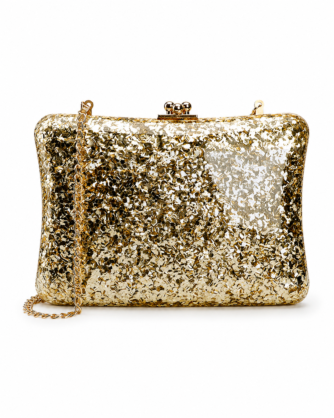 Julianna Acrylic Marble Look Case - Gold