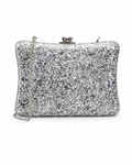 Julianna Acrylic Marble Look Case - Silver
