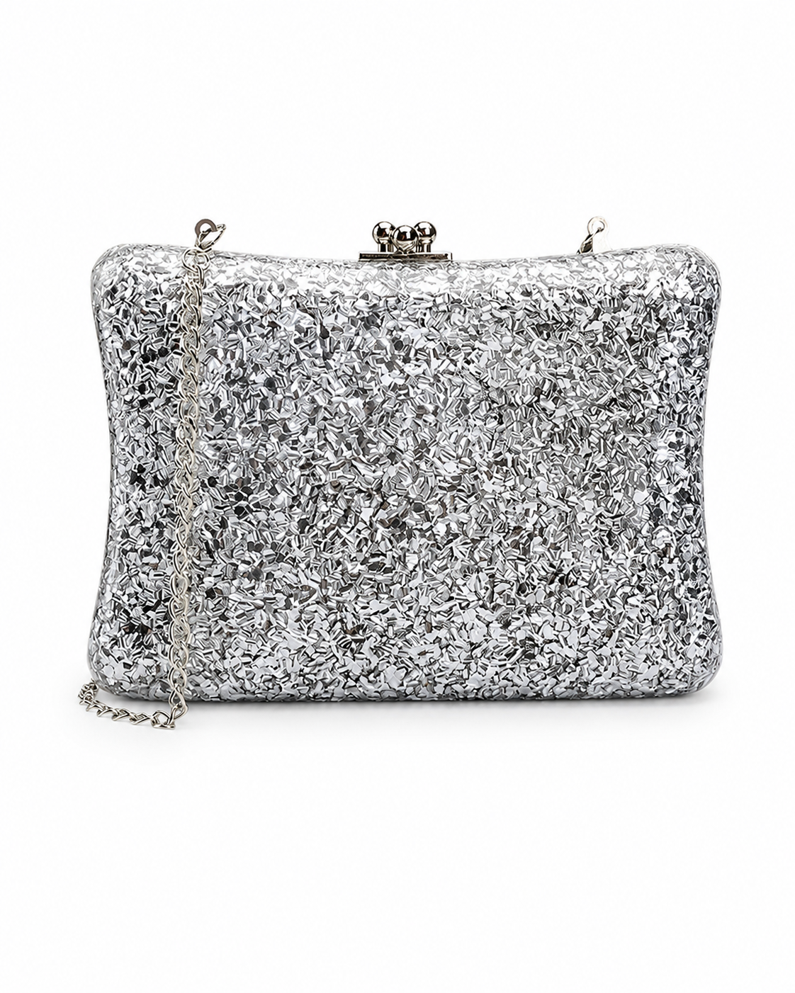 Julianna Acrylic Marble Look Case - Silver
