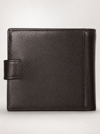 SAAVY MEN'S LEATHER BILLFOLD WALLET WITH TAB CLOSURE AND RFID- GRAIN FINISH