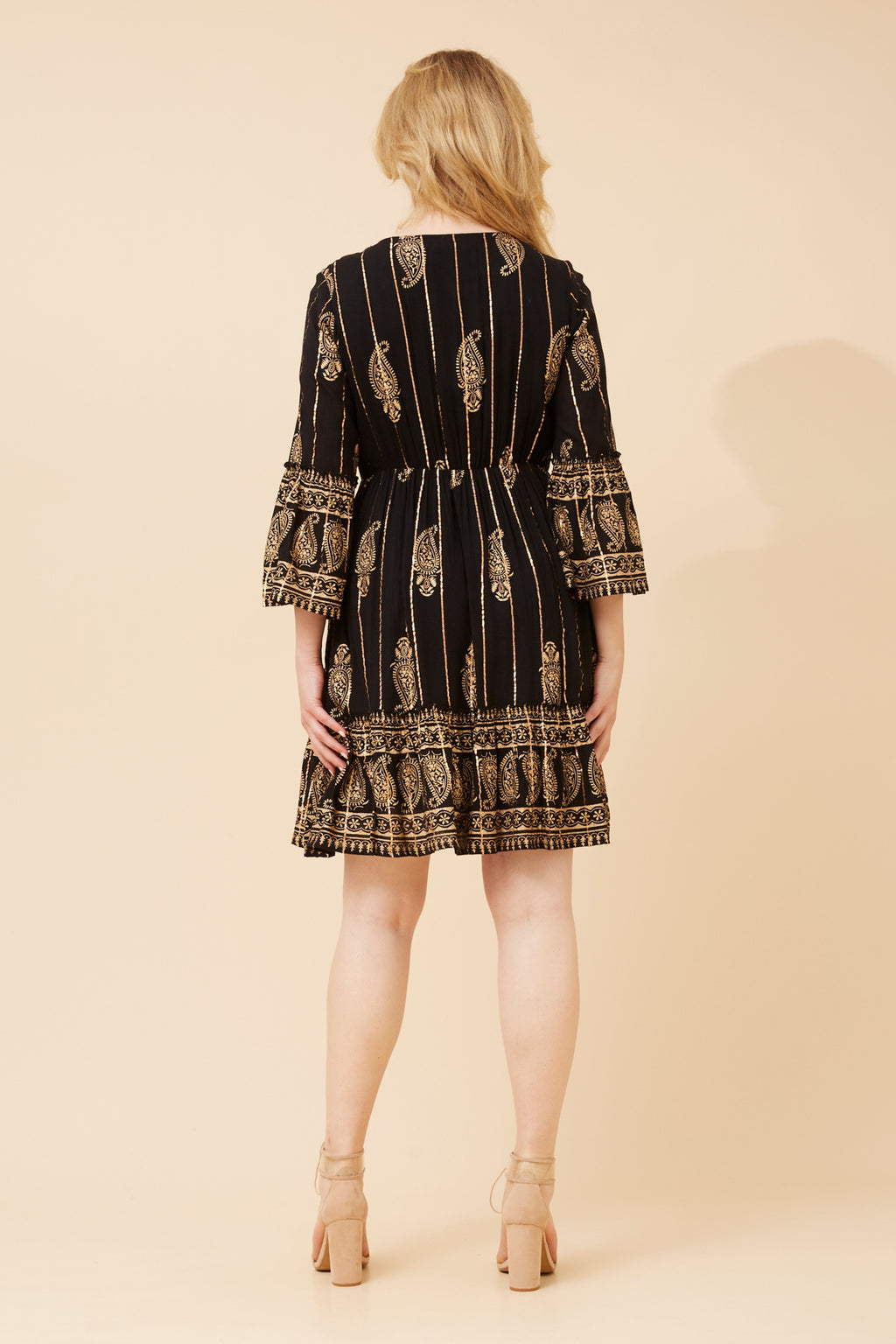 Mystic Foil Print Dress