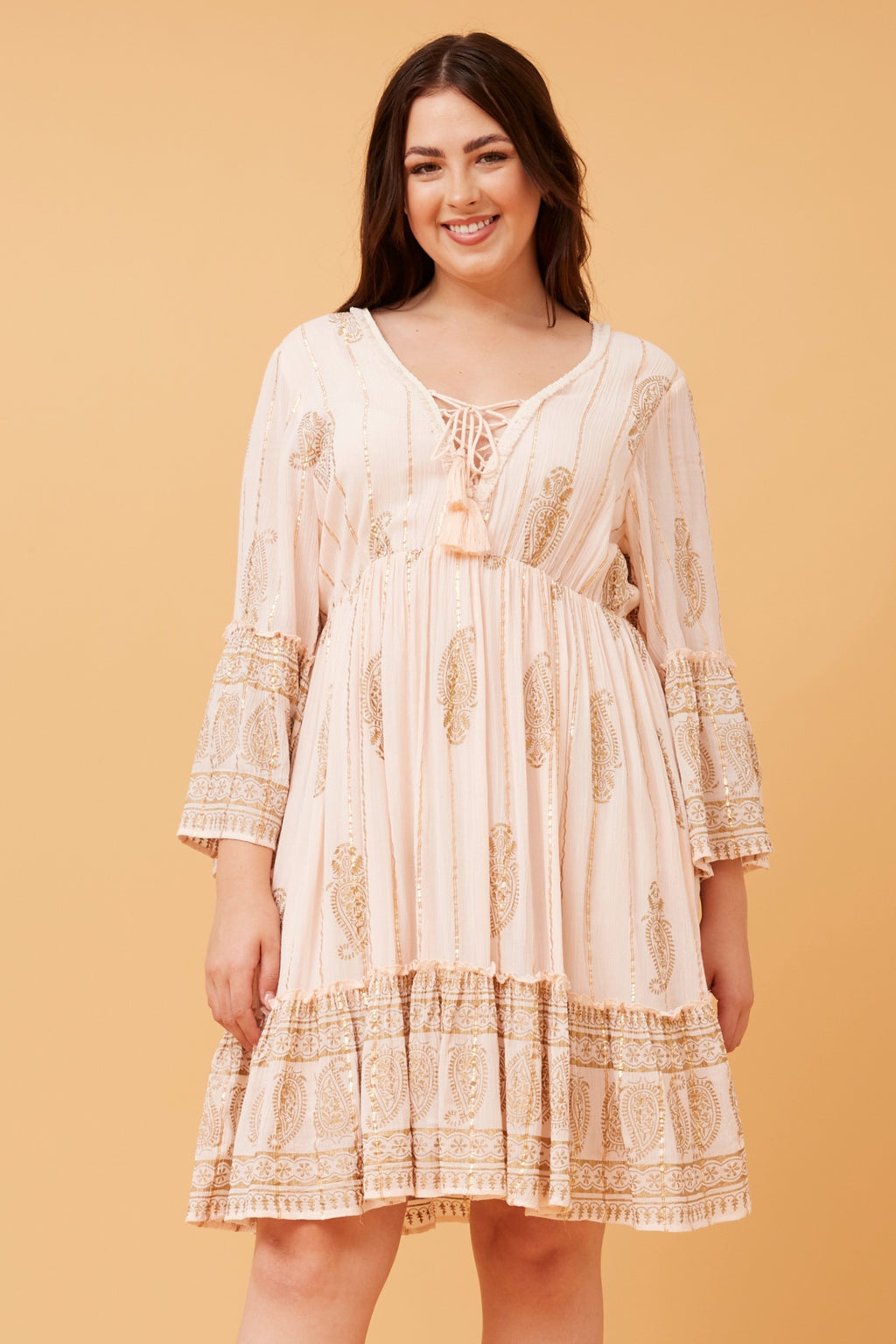 Mystic Foil Print Dress