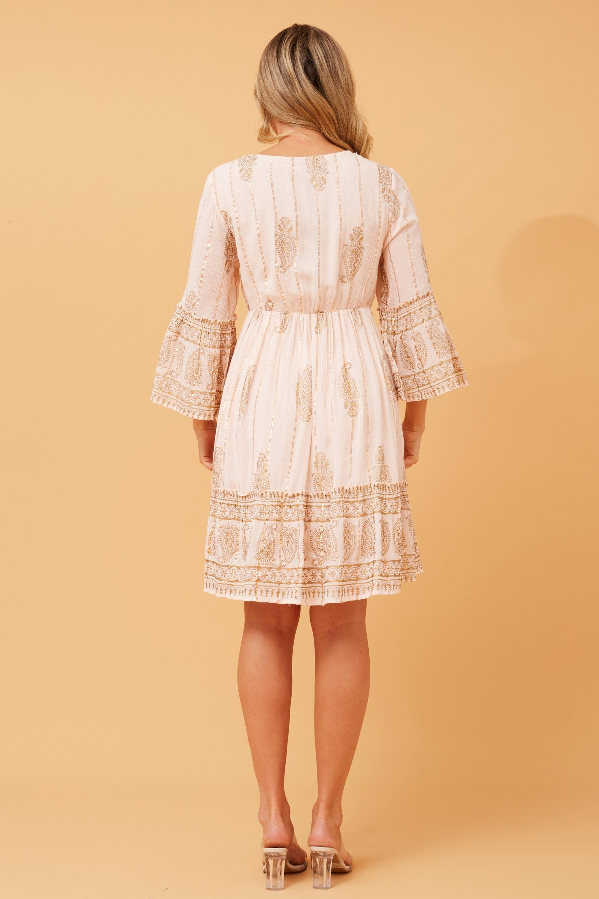 Mystic Foil Print Dress