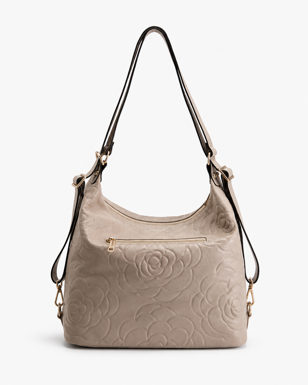 Meadow LEATHER CONVERTIBLE BACKPACK - Taupe