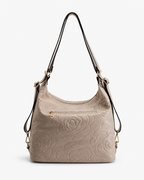 Meadow LEATHER CONVERTIBLE BACKPACK - Taupe