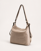 Meadow LEATHER CONVERTIBLE BACKPACK - Taupe