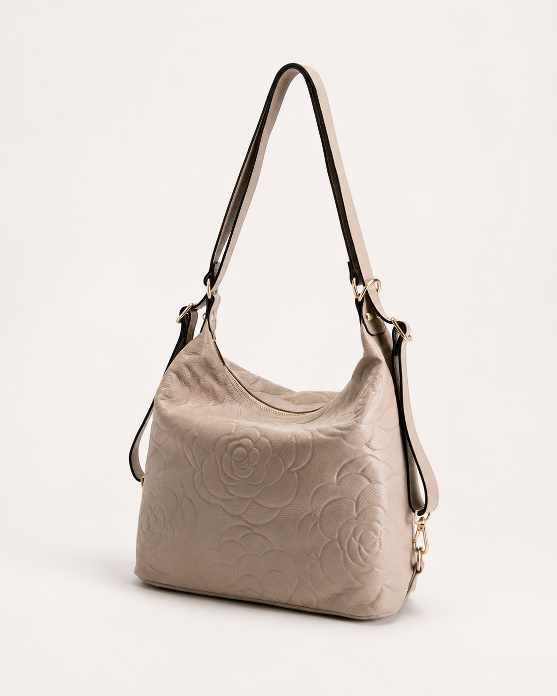Meadow LEATHER CONVERTIBLE BACKPACK - Taupe
