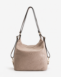 Meadow LEATHER CONVERTIBLE BACKPACK - Taupe
