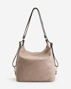 Meadow LEATHER CONVERTIBLE BACKPACK - Taupe